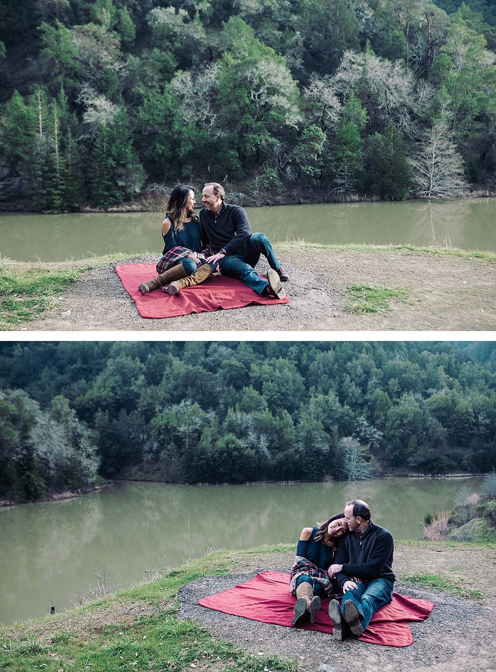 Engagement session by Phoenix Lake