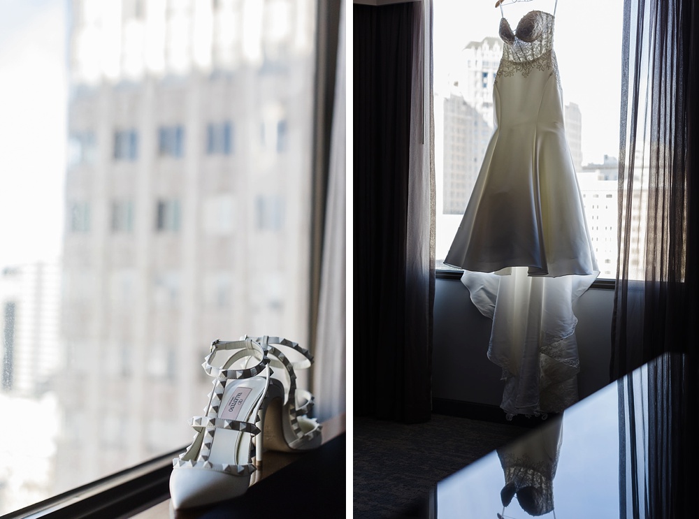 Wedding Dress and Shoes 