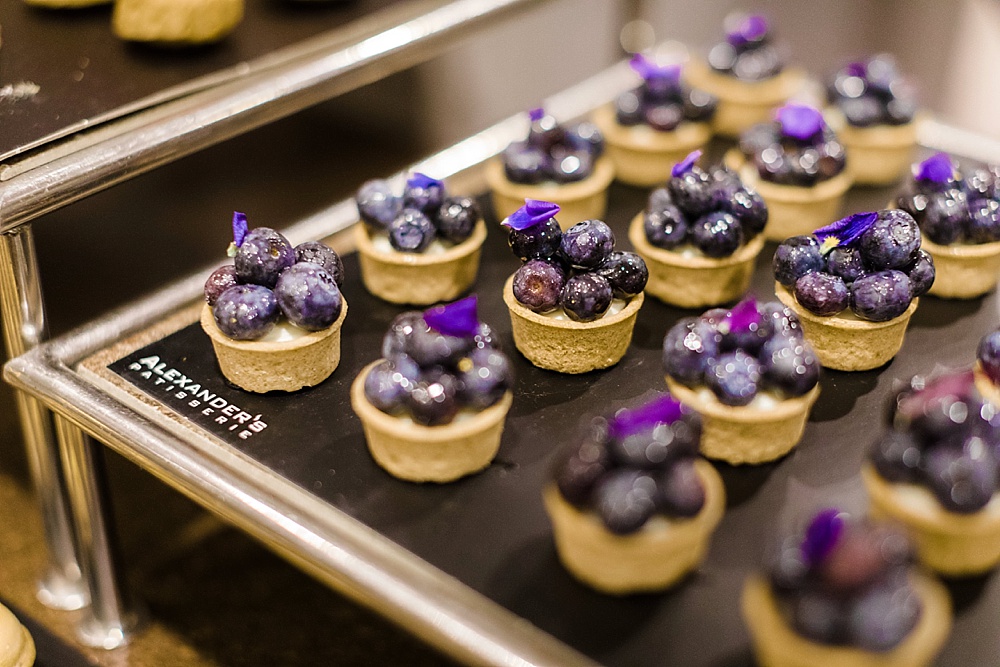 blueberry pastries wedding san francisco
