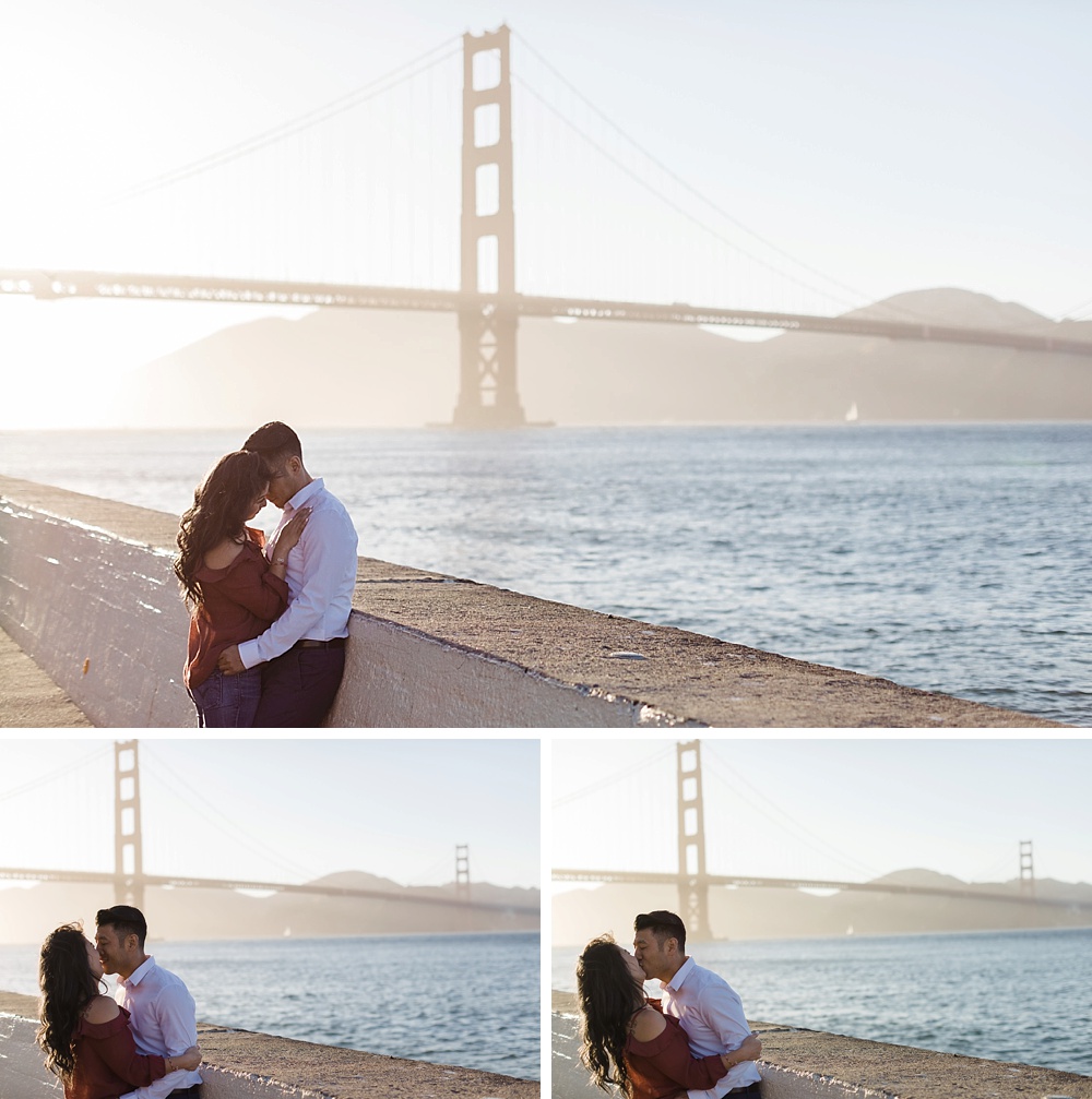 Golden Gate Bridge Engagement photos