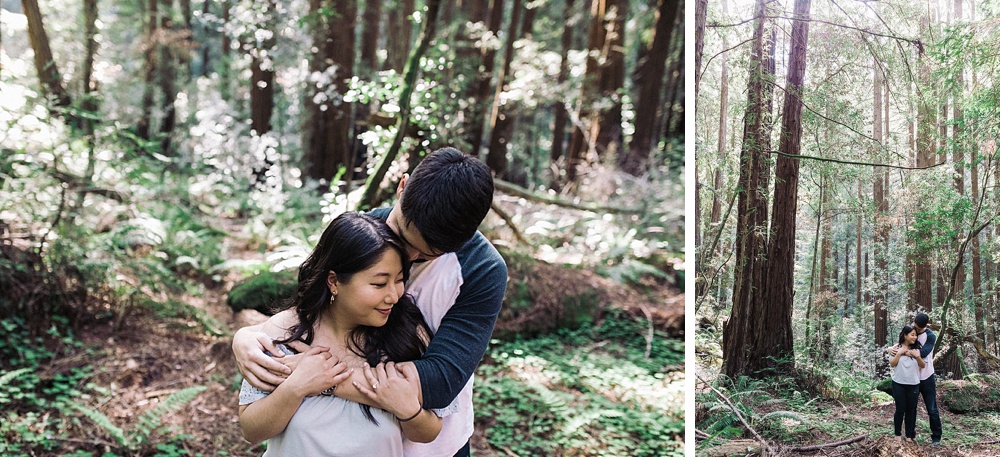 Muir woods engagement session