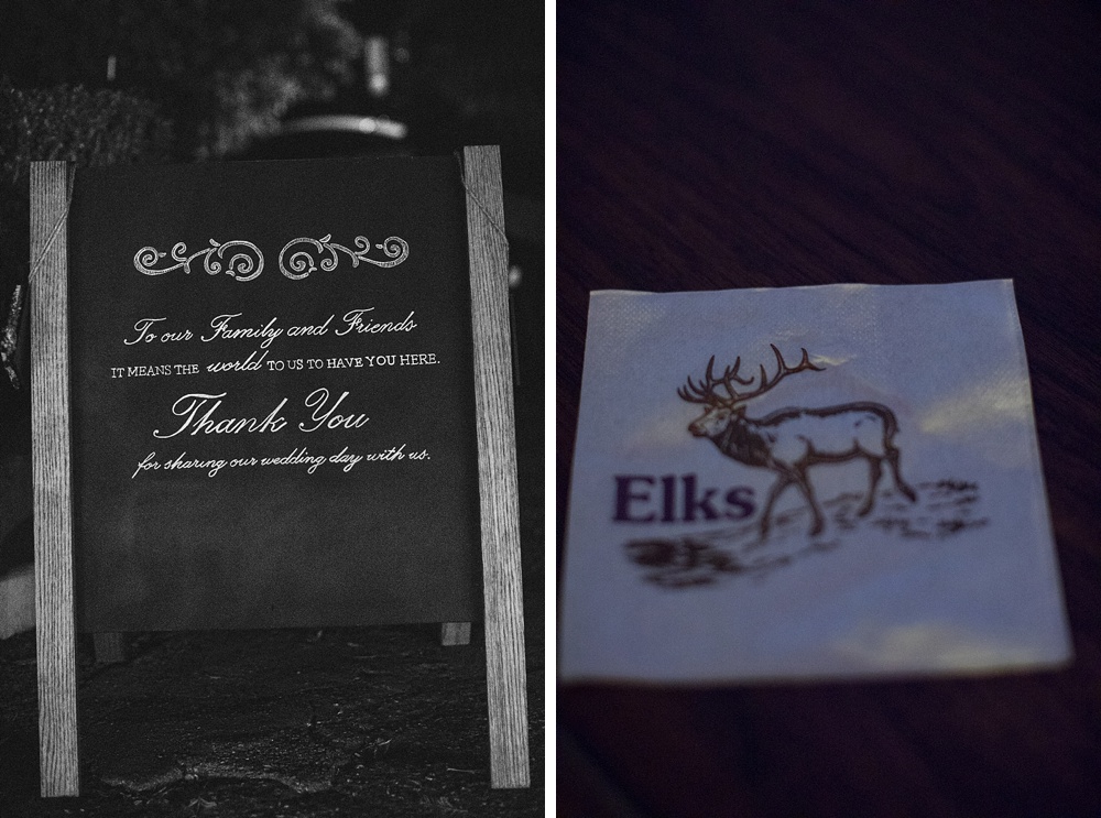 Wedding details at Elks Lodge San Rafael Wedding