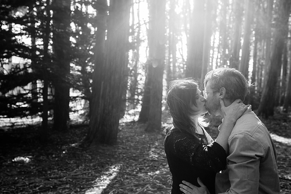San Francisco Lovers' lane engagement by Amy Thompson photography 