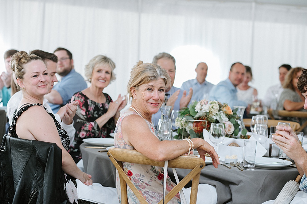guest reactions at Rosewood Events by amy thompson photography