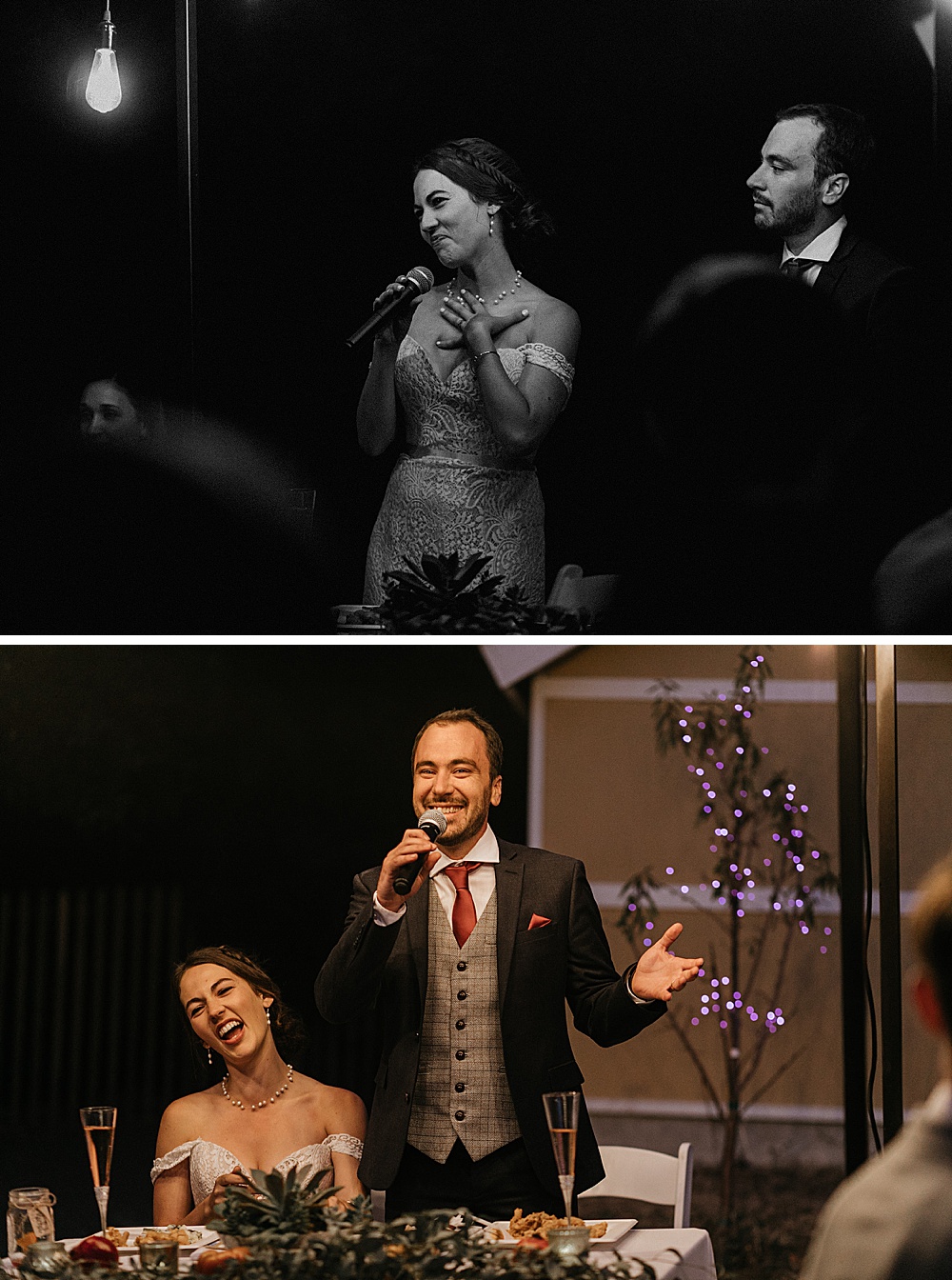 epic wedding speeches at rustic-chic California wedding by amy thompson photography